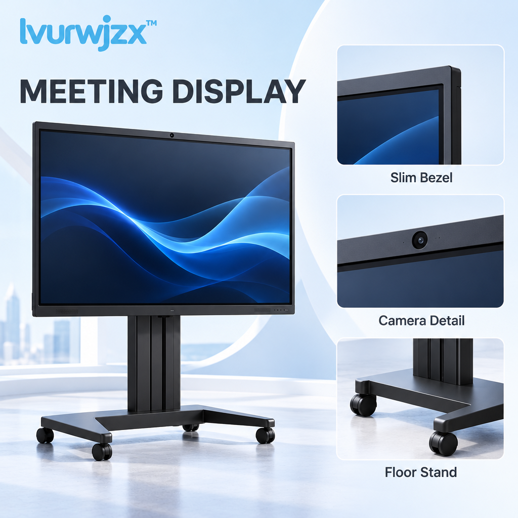 lvurwjzx™ Meeting Display with Floor Stand - Product detail image