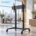 lvurwjzx™ Mobile TV Stand with Equipment Shelf - Main product image