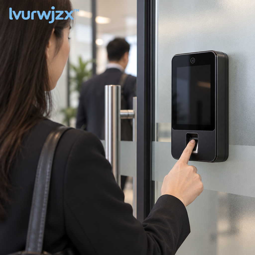 lvurwjzx™ Wall-Mounted Time Attendance Terminal - In-use scene