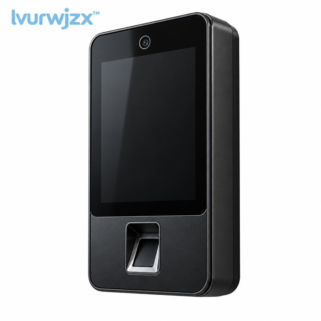 lvurwjzx™ Wall-Mounted Time Attendance Terminal - White background product image